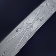 British c1860 Warwickshire Yeomanry Cavalry Officers Full Dress Mameluke Sword by Hamburger Rogers and Co 18